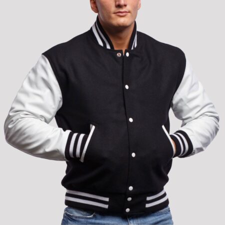 Varsity Jacket Black And White