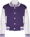 purple varsity jacket women's