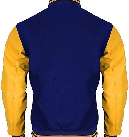 Varsity Jacket Yellow And Blue