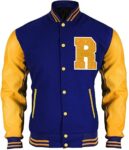 Varsity Jacket Yellow And Blue