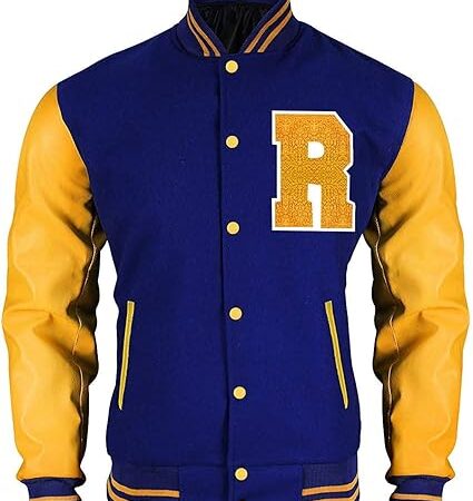 Varsity Jacket Yellow And Blue