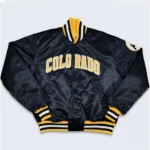 Front view of 80s Colorado Buffaloes Varsity Jacket