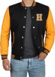 black and yellow varsity jacket mens