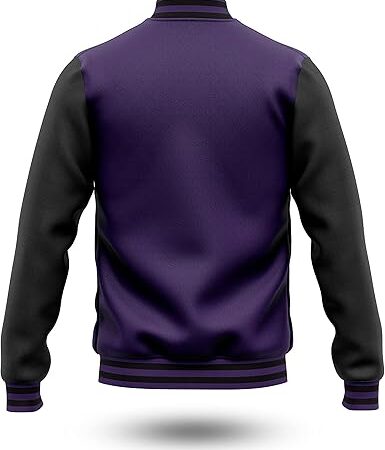 black purple varsity jacket