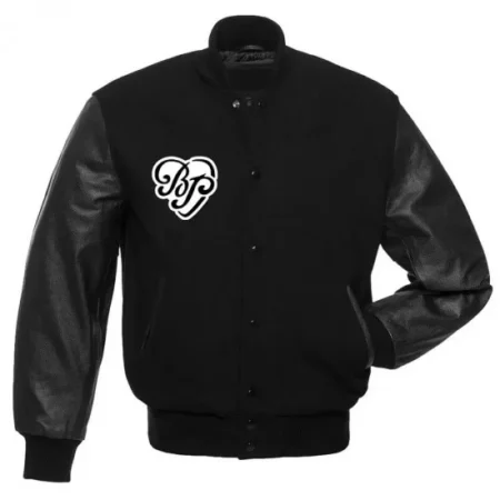 Front view of BLACKPINK World Tour Varsity Jacket