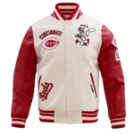 Front view of Cincinnati Retro Classic Varsity Jacket