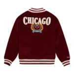 Front view of Chicago Bulls Collegiate varsity jacket