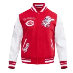 Front view of Cincinnati Reds Classic Varsity Jacket