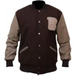 Mens Hotline Varsity Wool Bomber Jacket