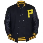 Mens Pittsburgh P Logo Varsity Jacket