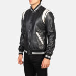 Men’s+Dantee+Black+Leather+Varsity+Jacket+Close+Front-5-1634137312117