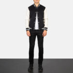 off white varsity leather jacket