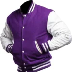 Purple-and-White-Letterman-Varsity-Jacket