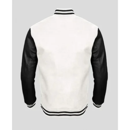 Varsity Jacket White And Black