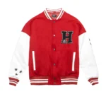 varsity jacket white and red