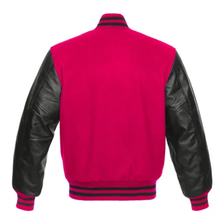 Varsity Jacket Pink And Black