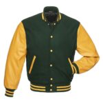 Green And Yellow Varsity Jacket