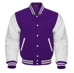 Varsity Jacket Mens Purple