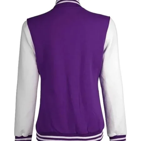 Purple Varsity Jacket Women