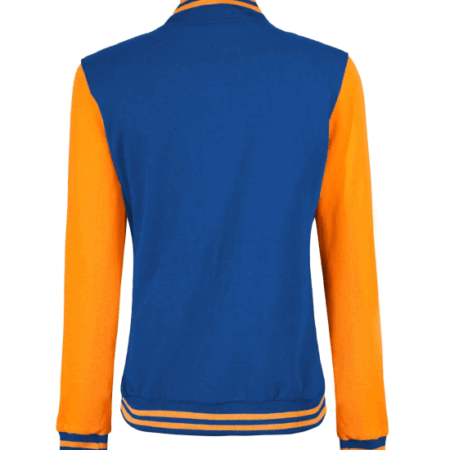 Blue And Yellow Varsity Jacket Womens