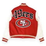 JH San Francisco 49ers Varsity Jacket model front image