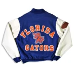 Front view of 80s Florida Gators Varsity Jacket.