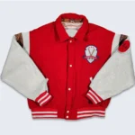 Front view of Louisville Slugger 80s Varsity Jacket.