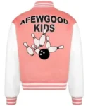 Front view of A Few Good Kids Strike Varsity Jacket