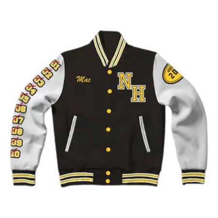 Front view of Snoop Dogg Letterman Jacket