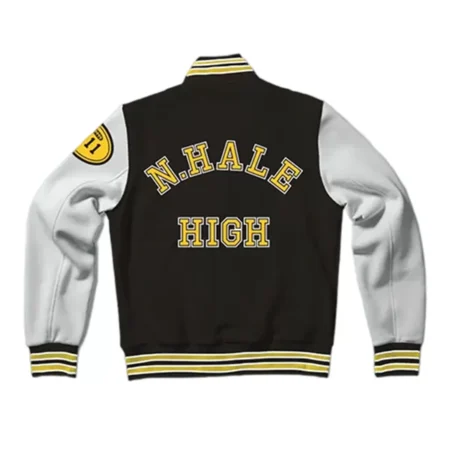 Back view of Snoop Dogg Letterman Jacket