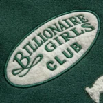 Billionaire Girls Club Varsity Jacket front view