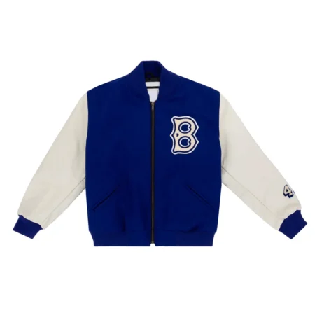 Front view of 1940 Brooklyn Dodgers Varsity Jacket.