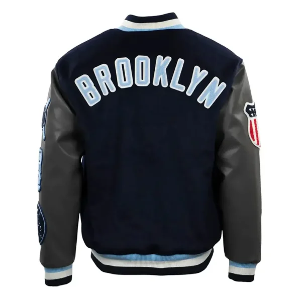 Brooklyn Royal Giants Varsity Jacket back view team logo