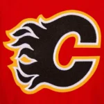 Calgary Flames Domestic Varsity Jacket front and back images