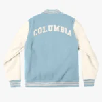 Columbia University Blue Varsity Jacket Front