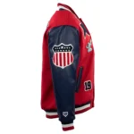 Detroit Stars Vintage Varsity Jacket Front View