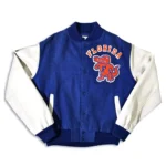 Front view of 80s Florida Gators Varsity Jacket.