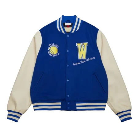 Front view of Golden State Classics Varsity Jacket.