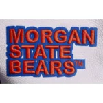 Morgan State University Varsity Jacket, front logo display.