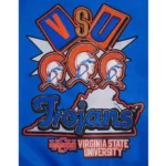 Virginia State University Varsity Jacket, front logo display.