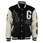 Front view of Homestead Grays Vintage Varsity Jacket.