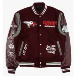 NCCU Eagles Motto 3.0 Varsity Jacket front.