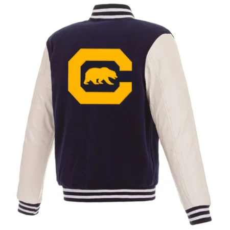 California Golden Bears Varsity Jacket back view detailed.