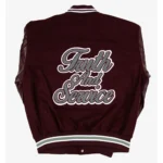 NCCU Eagles Motto 3.0 Varsity Jacket front.