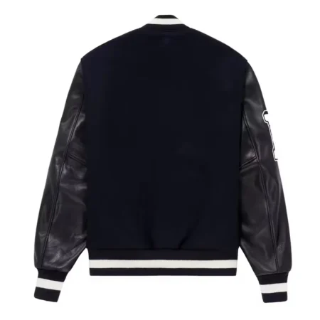 Back view New Balance Aime Leon Dore Varsity Jacket