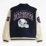 New England Patriots Varsity Jacket Front View.