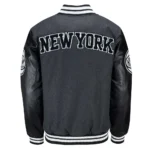 NY Knicks First Rounder Varsity Jacket Front View Image