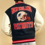 OVO New England Patriots Varsity Jacket Front