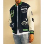 OVO Seattle Seahawks Varsity Jacket Front