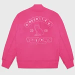 Valentine OVO Pink Varsity Jacket Front